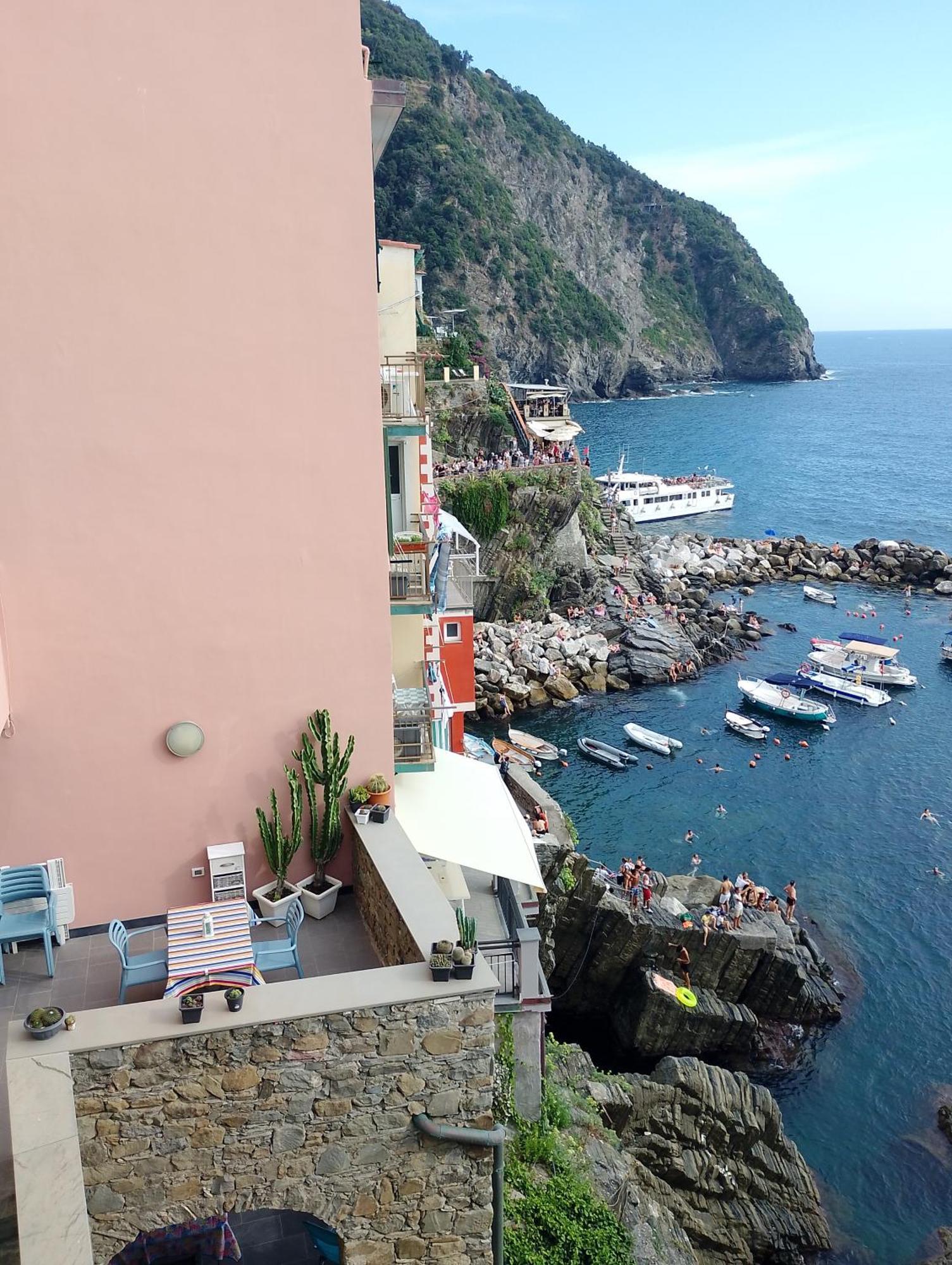 L'Incanto Divino Di Fronte Solo L'Orizzonte! Riomaggiore Exteriör bild
